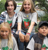 Group of Elementary Aged Campers