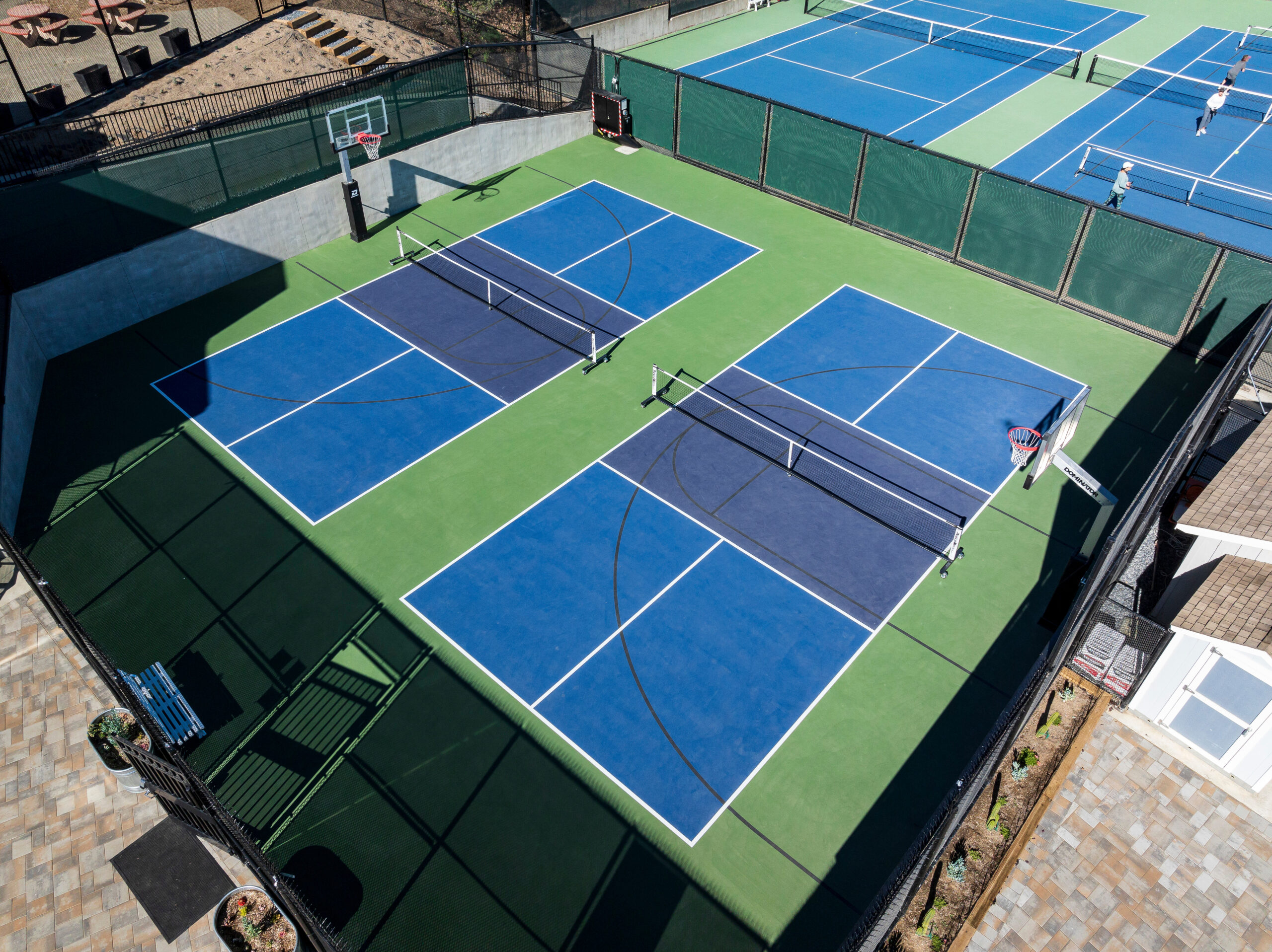 Overhead photo of the Strawberry Recreation District Sport Court
